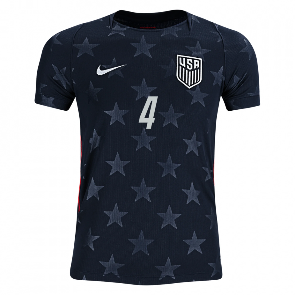 Nike USA 2026 Away Youth Stadium Jersey TYLER ADAMS 4
